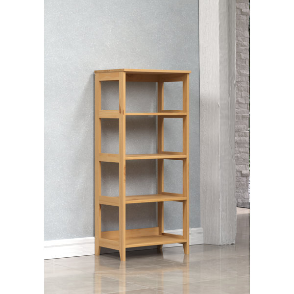 Ebern Designs Solid Wood Shelving Unit & Reviews Wayfair Canada